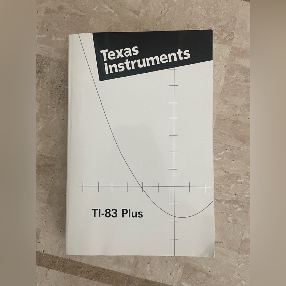 Texas Instruments T1-83 guidebook